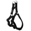 Rogz Stepin Harness Reflective Black Claws n Paws Pet Supplies