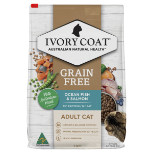 Ivory Coat Grain Free Cat Food - Ocean Fish & Salmon 4kg