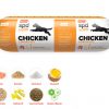 Prime100 Chicken and Brown Rice 2kg Dog Roll