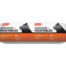 Prime100 Chicken and Vegetables 2kg Dog Roll