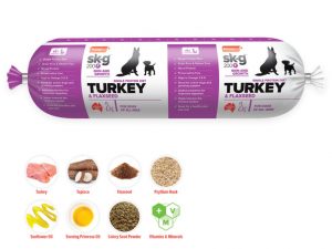 Prime100 Turkey and Flaxseed 2kg Dog Roll