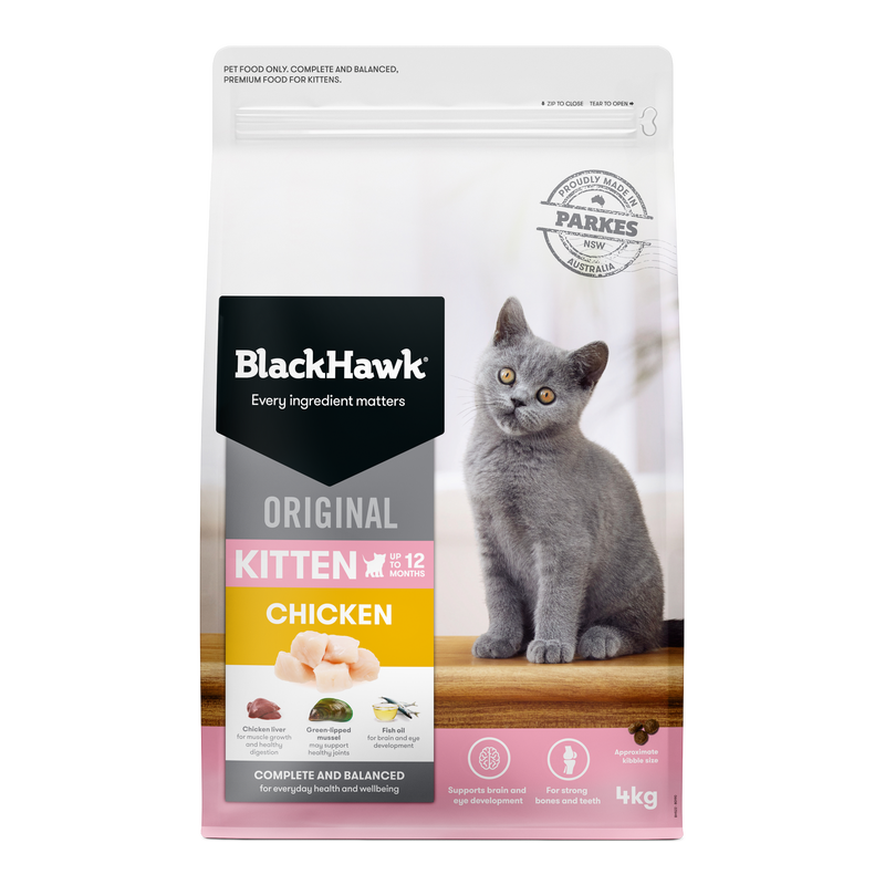 Black Hawk Kitten Food Chicken 4kg