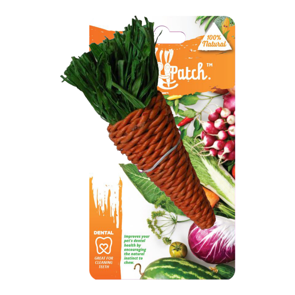 Veggie Patch Carrot Chew Toy 18cm