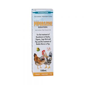 Piperazine Poultry Wormer 100Ml