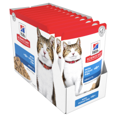 Hill's Science Diet Adult 7+ Ocean Fish Wet Cat Food Pouches Box