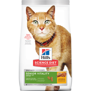 Hill's Science Diet Adult 7+ Senior Vitality Dry Cat Food 2.72kg