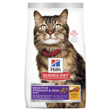 Hill's Science Diet Adult Sensitive Stomach & Skin Dry Cat Food 3.17kg