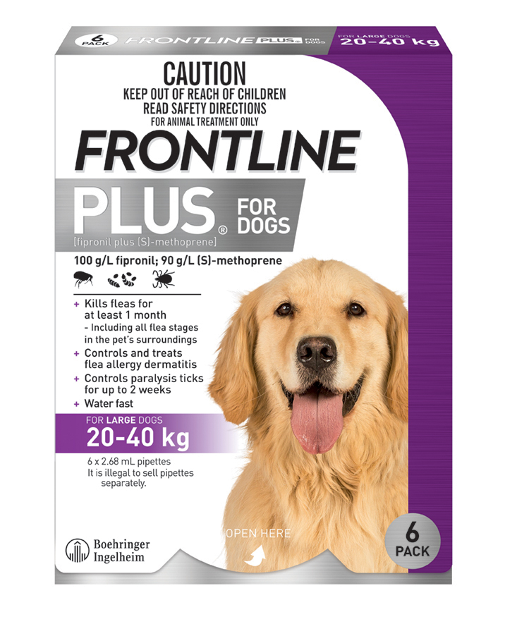 Frontline Plus 20-40kg 6 Pack