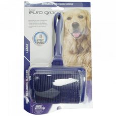 EUG50 Euro Groom Self Cleaning Large Slicker Brush Hard Pin Dogs