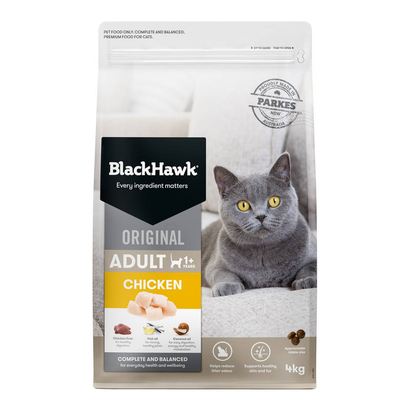 Black Hawk Cat Food Chicken 4kg CBHC4