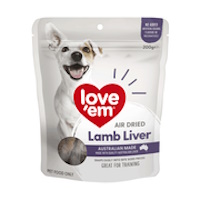 Love Em Lamb Liver 200g TDLDLL4X200